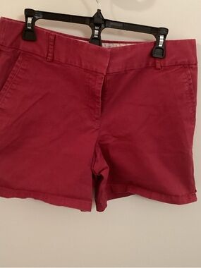 LOFT Raspberry Red Women's Bermuda Shorts